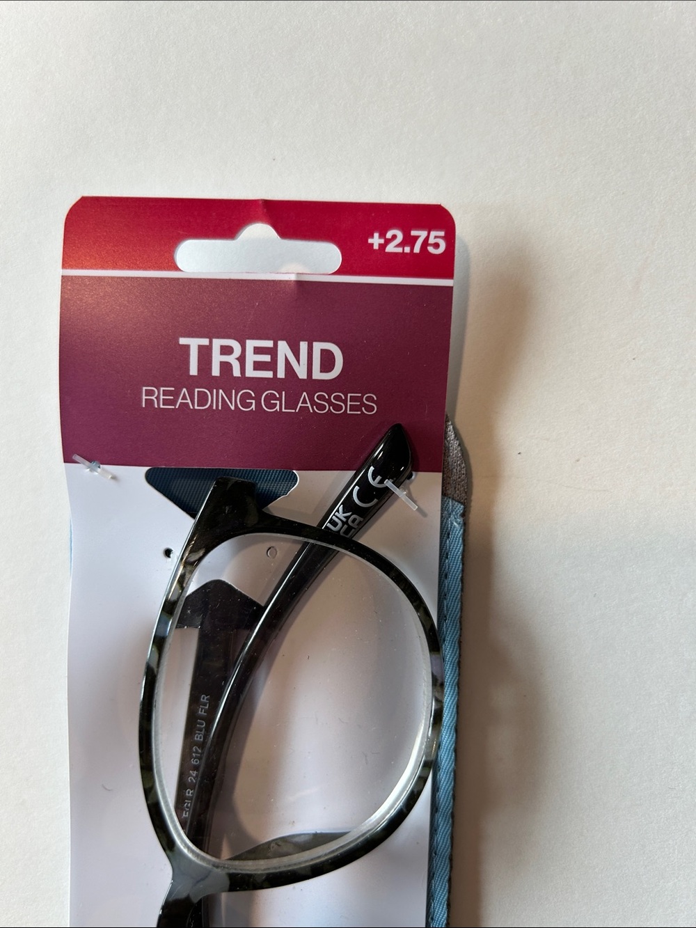 Trend Men's Reading Glasses +2.75 in Black Tortoiseshell - Picture 2 of 4